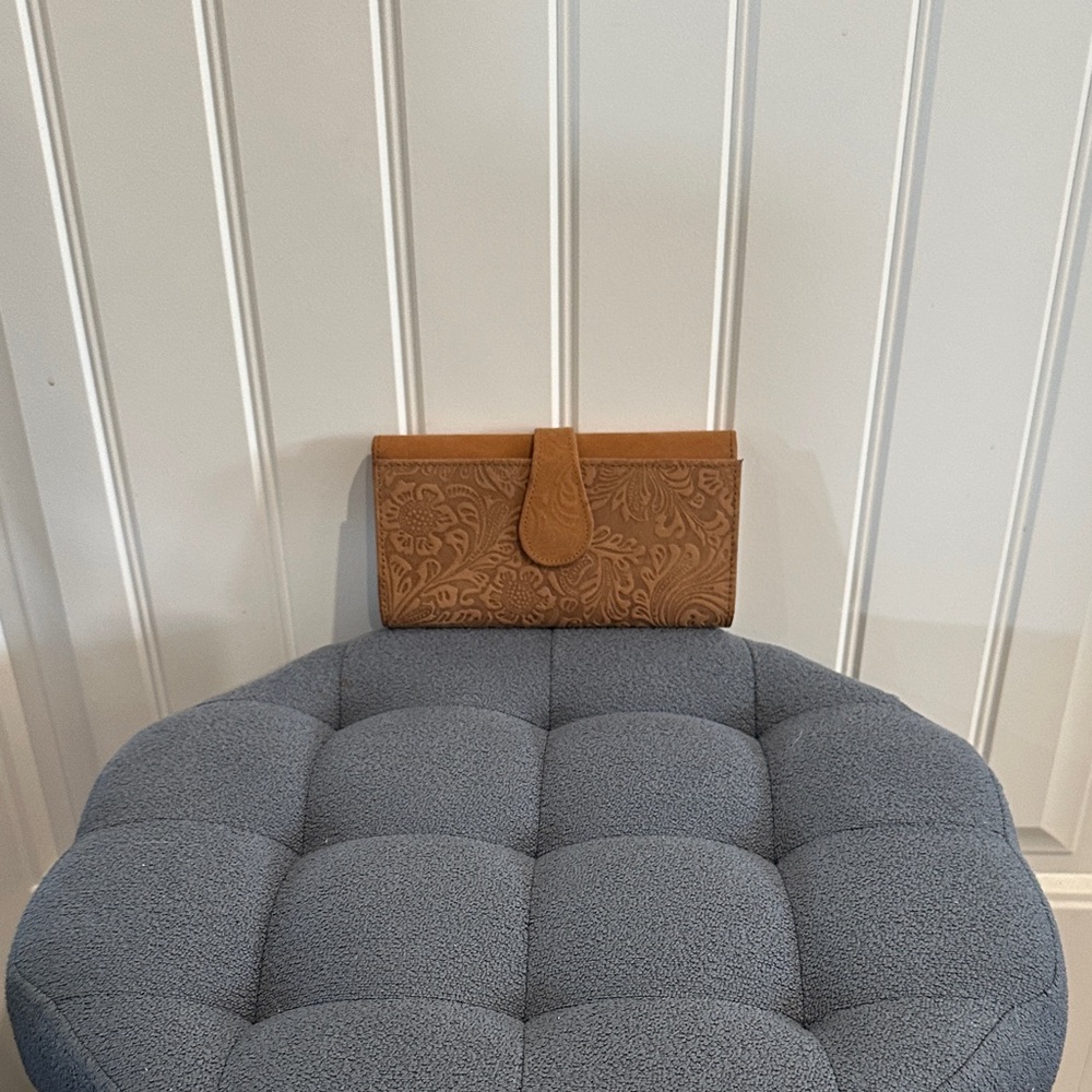 Elegant Brown Clutch Wallet